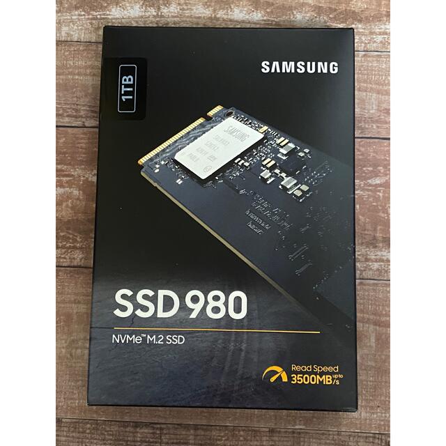 PC/タブレット新品未開封 Samsung 980 NVMe M.2 SSD 1TB