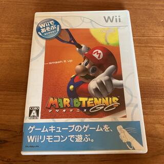 ウィー(Wii)の【断捨離中値下】Wiiであそぶ マリオテニスGC Wii(家庭用ゲームソフト)