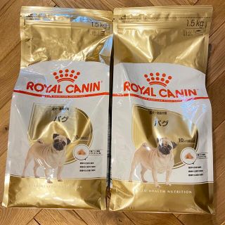 ロイヤルカナン(ROYAL CANIN)のロイヤルカナン  ドッグフード 1.5kg　パグ　成犬〜高齢犬用(ペットフード)