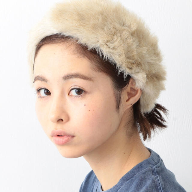 BEAMS BOY(ビームスボーイ)のビームスボーイ ファーヘアバンド レディースのヘアアクセサリー(ヘアバンド)の商品写真