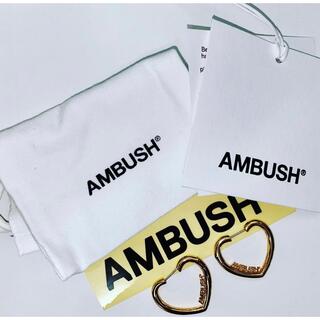 アンブッシュ(AMBUSH)のambush ハート型フープピアス (ピアス)