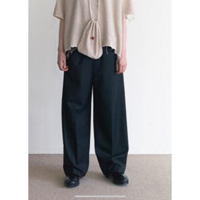 SUNSEA 21aw N.M Thickened w/耳 Wide Pants