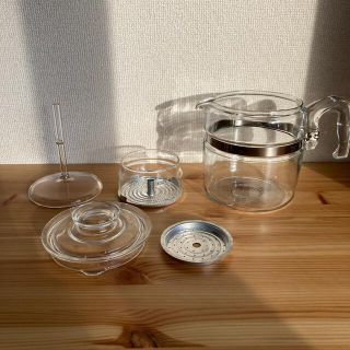 パイレックス(Pyrex)のオールド　パイレックス　パーコレーター　6cup(調理道具/製菓道具)