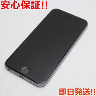 アイフォーン(iPhone)の美品 SIMフリー iPhone6S 16GB スペースグレイ (スマートフォン本体)
