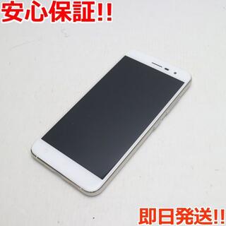 ゼンフォン(ZenFone)の超美品 SIMフリー zenfone 3 ZE520KL ホワイト (スマートフォン本体)