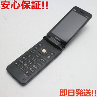 キョウセラ(京セラ)の超美品 KYF39 GRATINA ブラック（墨） (携帯電話本体)