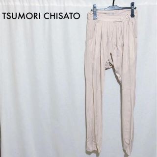 ツモリチサト(TSUMORI CHISATO)のTSUMORI CHISATO ツモリチサト タック テーパード サルエルパンツ(カジュアルパンツ)