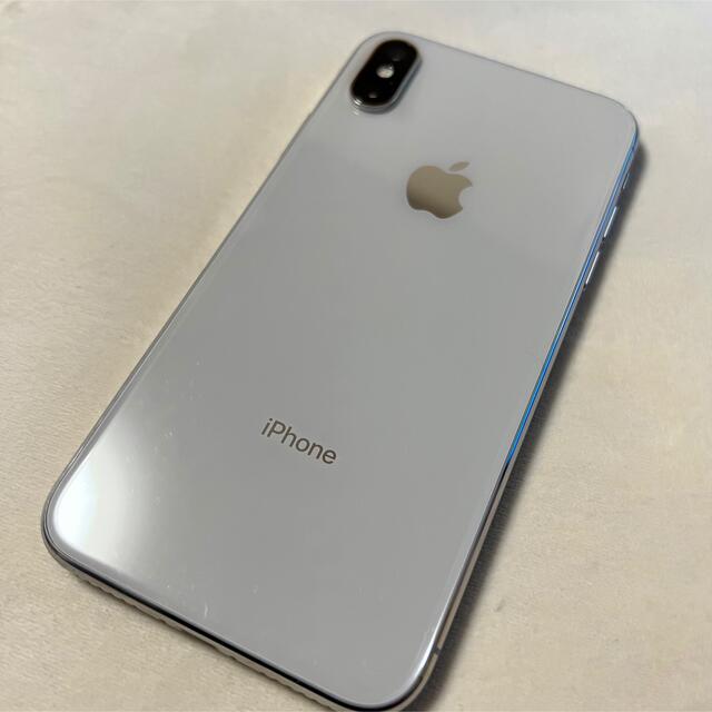 iPhone X 本体 Apple シルバー 64GB iPhone10