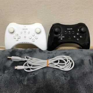 ウィーユー(Wii U)の【純正品】Wii U PRO コントローラ　2個セット(その他)