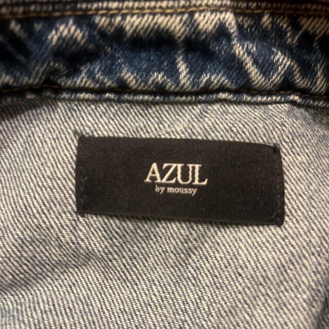 AZUL by moussy(アズールバイマウジー)の●AZUL bymoussyデニムジャケット Gジャン●Sサイズ●美品 メンズのジャケット/アウター(Gジャン/デニムジャケット)の商品写真