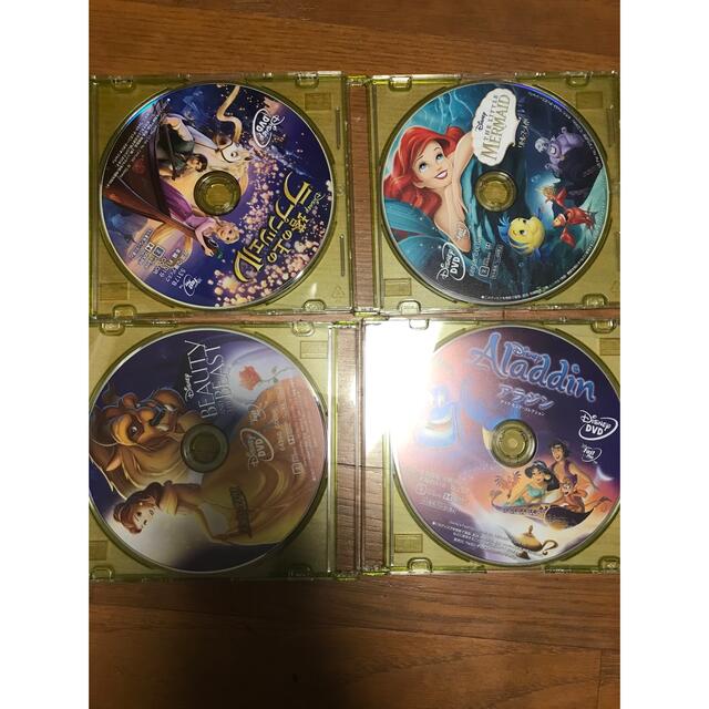 新品【未再生】ディズニープリンセス 4枚セット DVDのみ アニメ