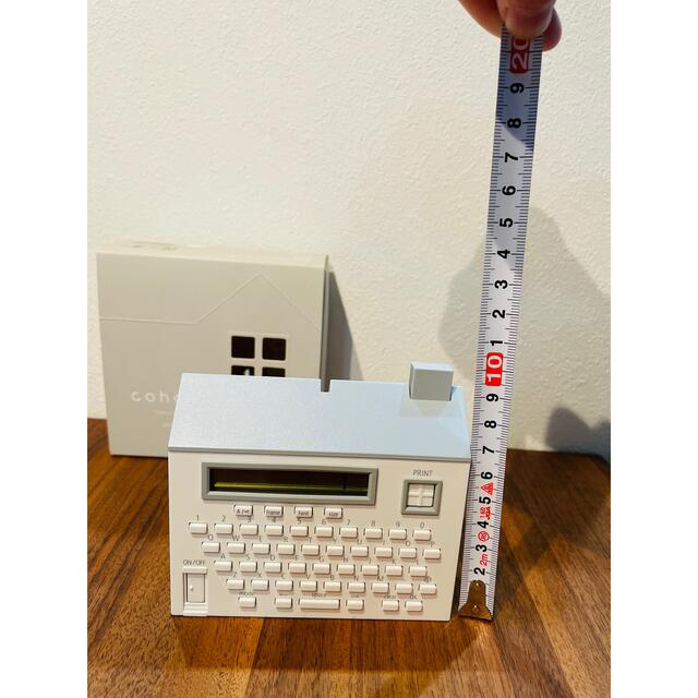 キングジム(キングジム)のテーププリンター こはる ホワイト MP20シロ(1台入) インテリア/住まい/日用品のオフィス用品(OA機器)の商品写真
