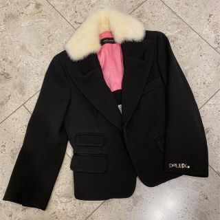 ディースクエアード ミンクJK - テーラードジャケット