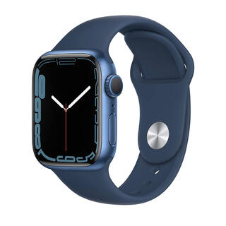 Apple Watch - Apple Watch Series 7 41mmブルーアルミニウムケース