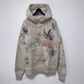 ジャムホームメイドアンドレディメイド(JAM HOME MADE & ready made)の【SAINT MICHAEL】Dr.Woo Hoodie ／新品タグ付／送料込(パーカー)