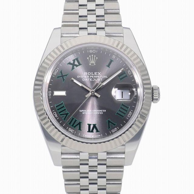 ROLEX(ロレックス)の[r4209]ロレックス デイトジャスト 41 スレートローマ 中古 メンズの時計(腕時計(アナログ))の商品写真