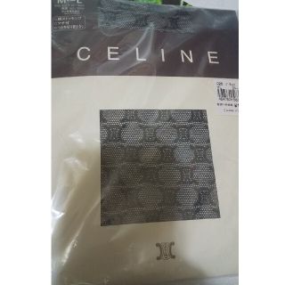 セフィーヌ(CEFINE)のグンゼ CELINE♡セリーヌ柄ストッキング 黒 M～L(タイツ/ストッキング)