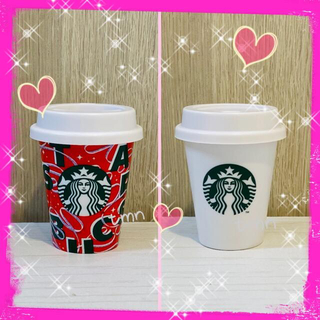スターバックスコーヒー(Starbucks Coffee)のタイムセール❗️スターバックス☆ミニカップ☆ホリデー＆ホワイト(小物入れ)