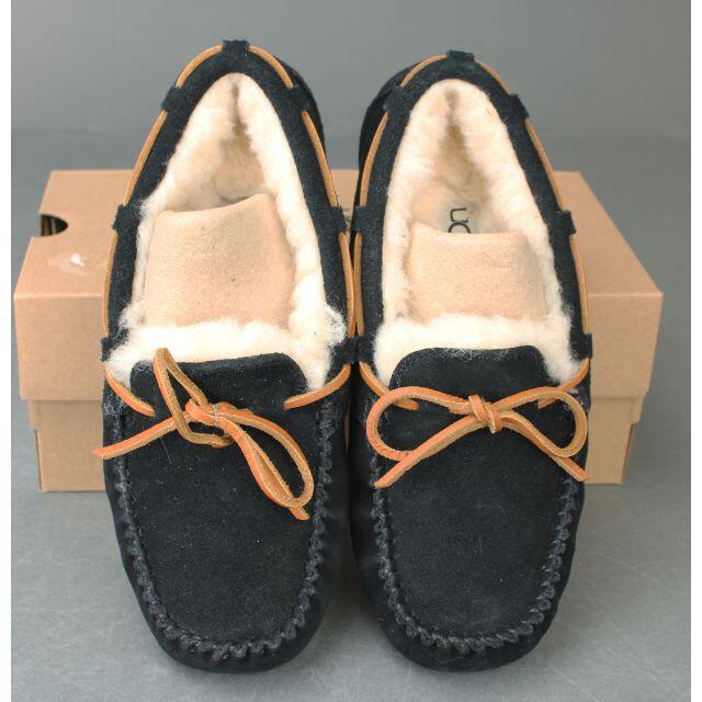 新品♡UGGアグ DAKOTAダコタ モカシン/スリッポン/ムートン 黒23cm