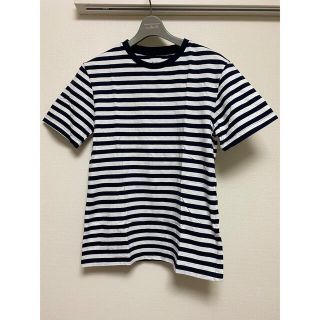 ザラ(ZARA)の【送料無料】ZARA ザラ ボーダー カットソー Tシャツ ネイビー 38 M(Tシャツ/カットソー(半袖/袖なし))