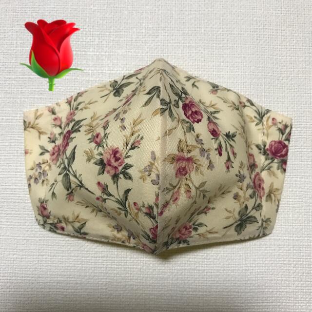 インナーマスク　薔薇ー９１ハンドメイド