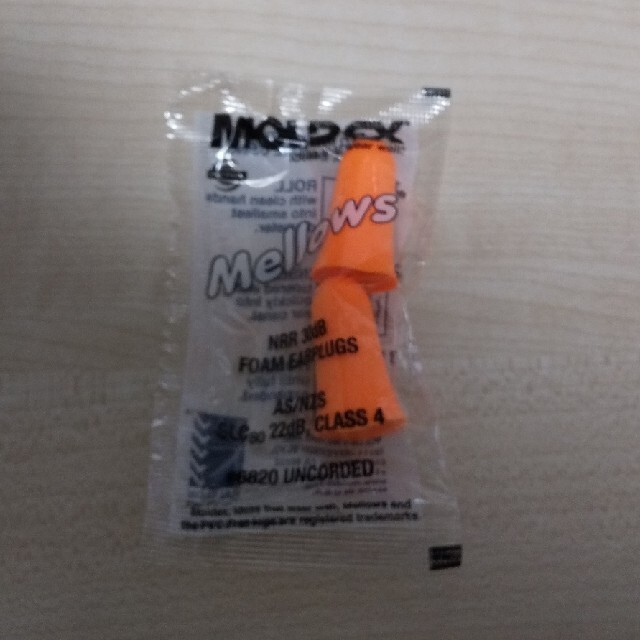 MOLDEX(モルデックス) 使い捨て耳栓 Mellows(メローズ) インテリア/住まい/日用品の日用品/生活雑貨/旅行(日用品/生活雑貨)の商品写真