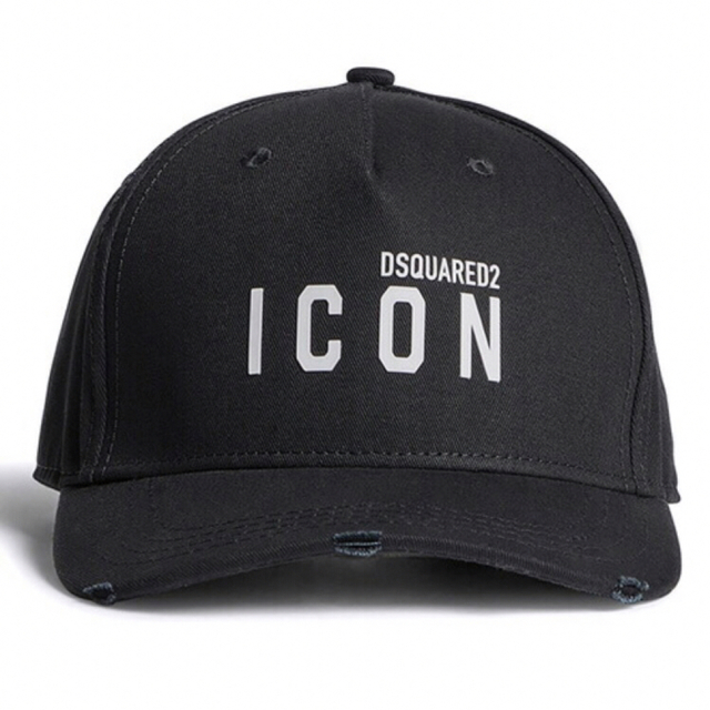 DSQUARED2(ディースクエアード)の新品未使用 D SQUARED2 ICON キャップ 帽子 BLACK 黒 メンズの帽子(キャップ)の商品写真