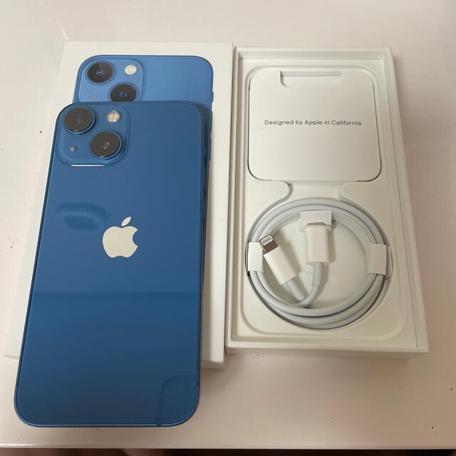 アップル iPhone13 mini 128GB ブルー SIMフリーモデル