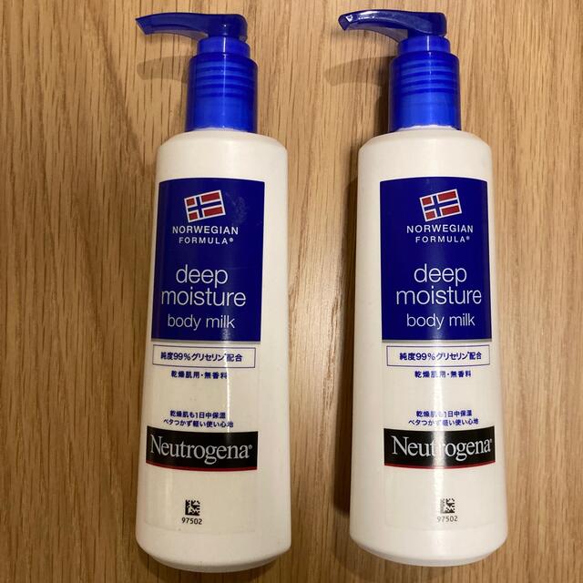 Neutrogena(ニュートロジーナ)の【新品2個セット】ニュートロジーナ　ディープモイスチャー　ボディミルク コスメ/美容のボディケア(ボディローション/ミルク)の商品写真