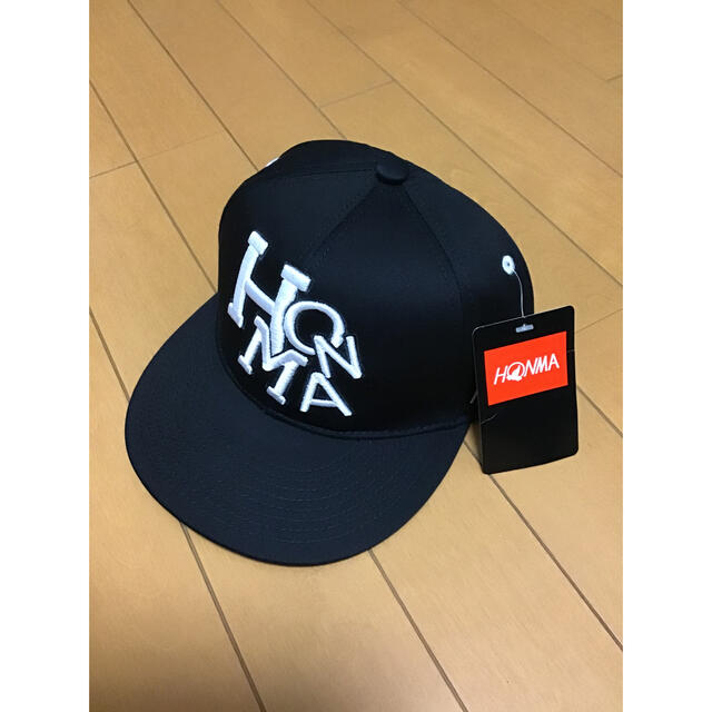 本間ゴルフ(ホンマゴルフ)のHONMA キャップ黒 メンズの帽子(キャップ)の商品写真
