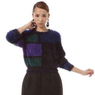 スライ(SLY)の正規 SLY MIX COLOR BLOCK KNIT(ニット/セーター)