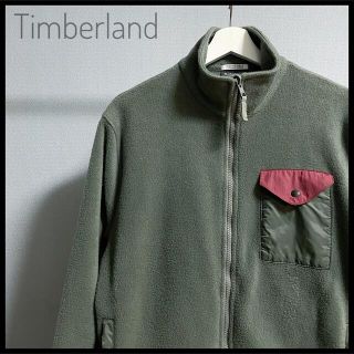 ティンバーランド(Timberland)の激レア　Timberland ティンバーランド　フリースジャケット　くすみカーキ(ブルゾン)