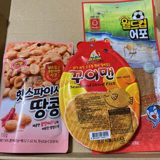 hot spicy セット　(韓国ピーナッツ、フィッシュスナック)
