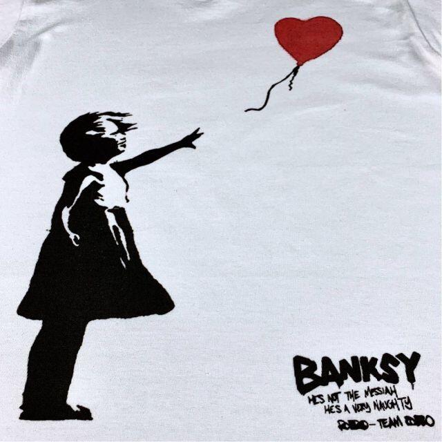 【BANKSY】新品 プリント Tシャツ ストリート ファッション コーデ 1