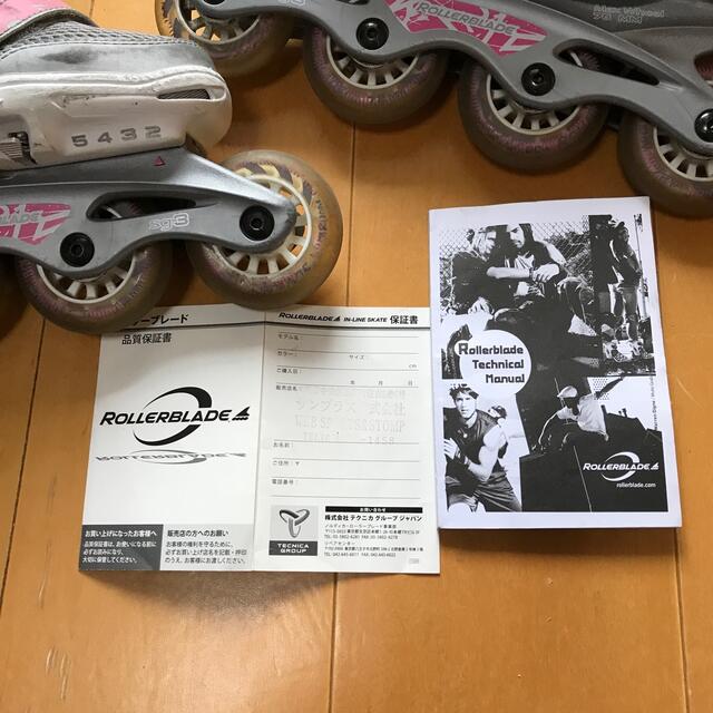 Rollerblade(ローラーブレード)のローラーブレード　サポーター付き キッズ/ベビー/マタニティのキッズ靴/シューズ(15cm~)(ローラーシューズ)の商品写真