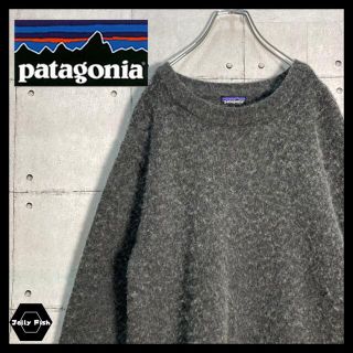 パタゴニア(patagonia)の【希少】patagonia/パタゴニア ウール混 ニット セーター グレー L(ニット/セーター)