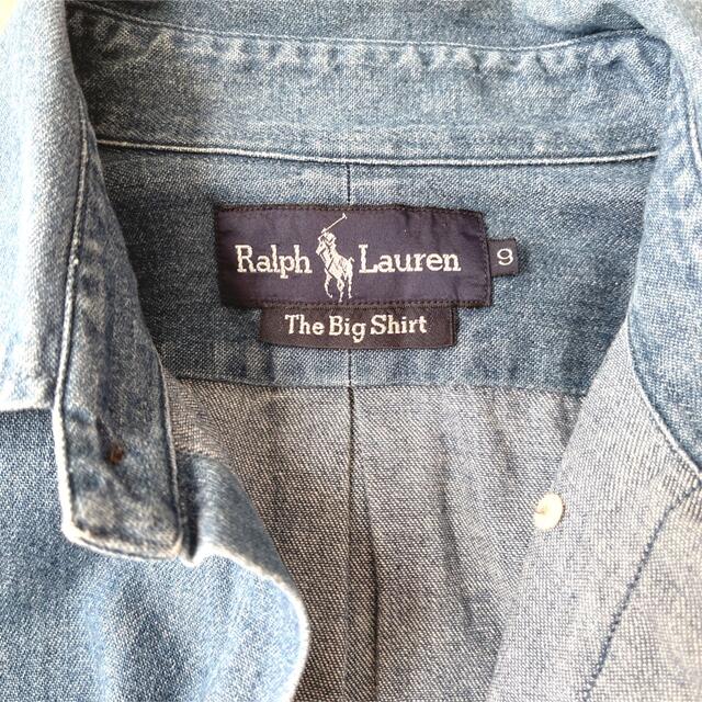 Ralph Lauren(ラルフローレン)の【Ralph Lauren】The Big Shirt  デニムシャツ　9号 レディースのトップス(シャツ/ブラウス(長袖/七分))の商品写真