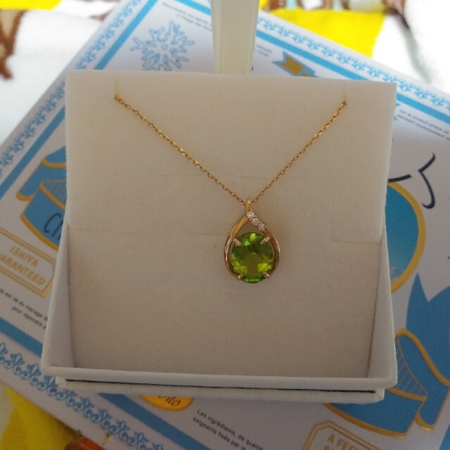 ジュエリーツツミ ペリドット ネックレス k10 ジュエリーツツミ ペリドット ネックレス k10