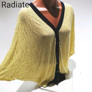 スコットクラブ(SCOT CLUB)のRadiate ラインストーン付きドルマンカーディガン　新品タグ付き(カーディガン)