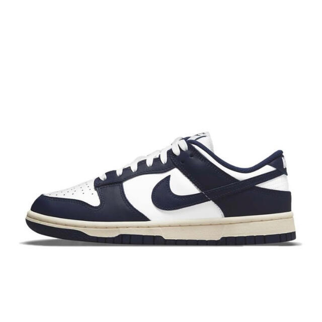 NIKE - ナイキ ウィメンズ ダンク ロー ヴィンテージ ネイビー 23.5cm