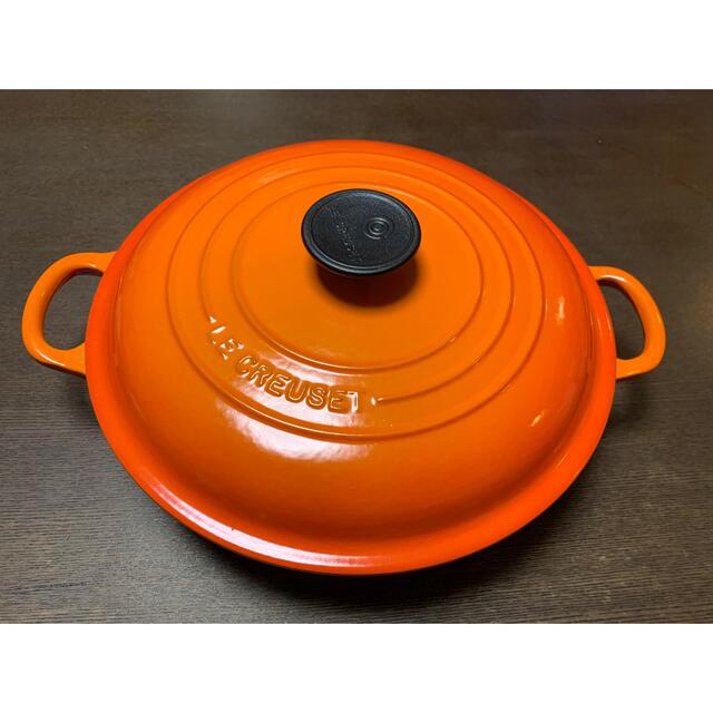 LE CREUSET(ルクルーゼ)のルクルーゼ　ビュッフェキャセロール　26cm   インテリア/住まい/日用品のキッチン/食器(鍋/フライパン)の商品写真