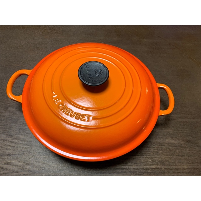 LE CREUSET(ルクルーゼ)のルクルーゼ　ビュッフェキャセロール　26cm   インテリア/住まい/日用品のキッチン/食器(鍋/フライパン)の商品写真