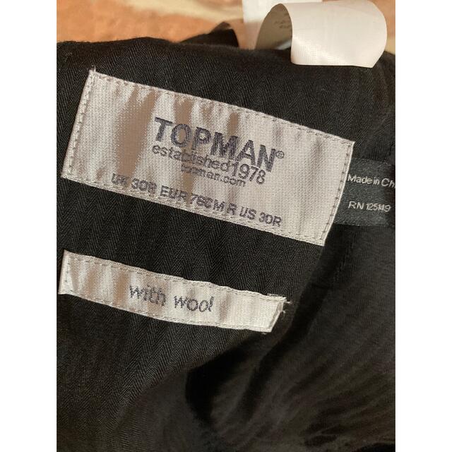 TOPSHOP(トップショップ)のTOPMAN   スーツ セットアップ ウール混 ネイビー メンズのスーツ(セットアップ)の商品写真