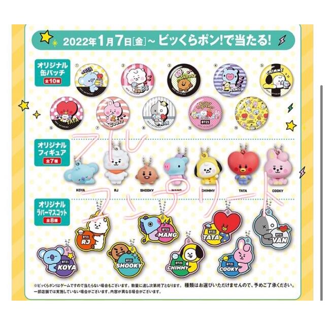 くら寿司 BT21フルコンプリート