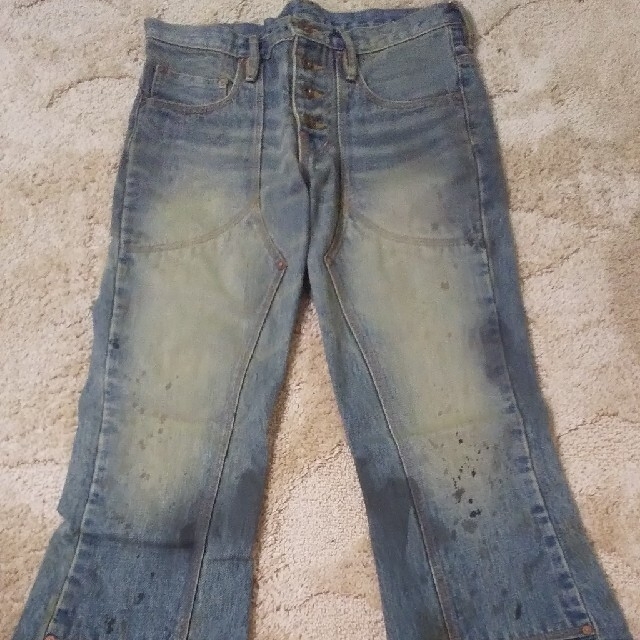 UNUSED(アンユーズド)のsugarhill OILED FADE BELL BOTTOM DENIM P メンズのパンツ(デニム/ジーンズ)の商品写真