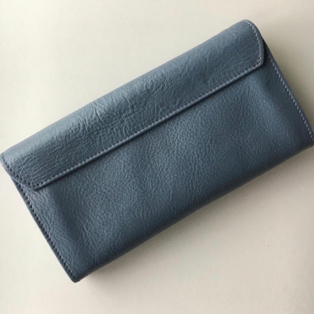 新品 希少 イルビゾンテ 長財布 ズッケロ ブルー 水色