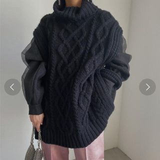 アメリヴィンテージ(Ameri VINTAGE)のUNDRESSED COTTON CANDY SLEEVE KNIT(ニット/セーター)