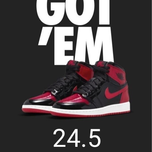 Nike GS Air Jordan 1 High OG "Patent Bre