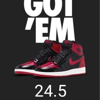 ナイキ(NIKE)のNike GS Air Jordan 1 High OG "Patent Bre(スニーカー)