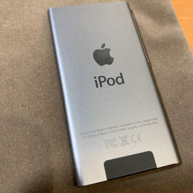 Apple(アップル)のアップル Apple iPod nano 16GB スペースグレイ  スマホ/家電/カメラのオーディオ機器(ポータブルプレーヤー)の商品写真